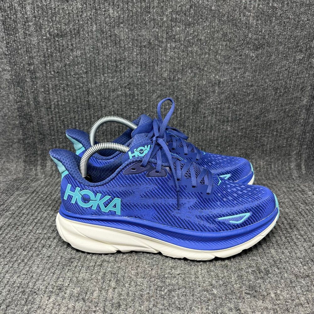 Hoka One One Women's Running Shoes in Royal Blue with Teal Accents